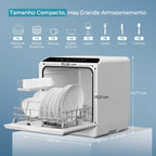Lava-Louças Portátil de Bancada Ecowasher
