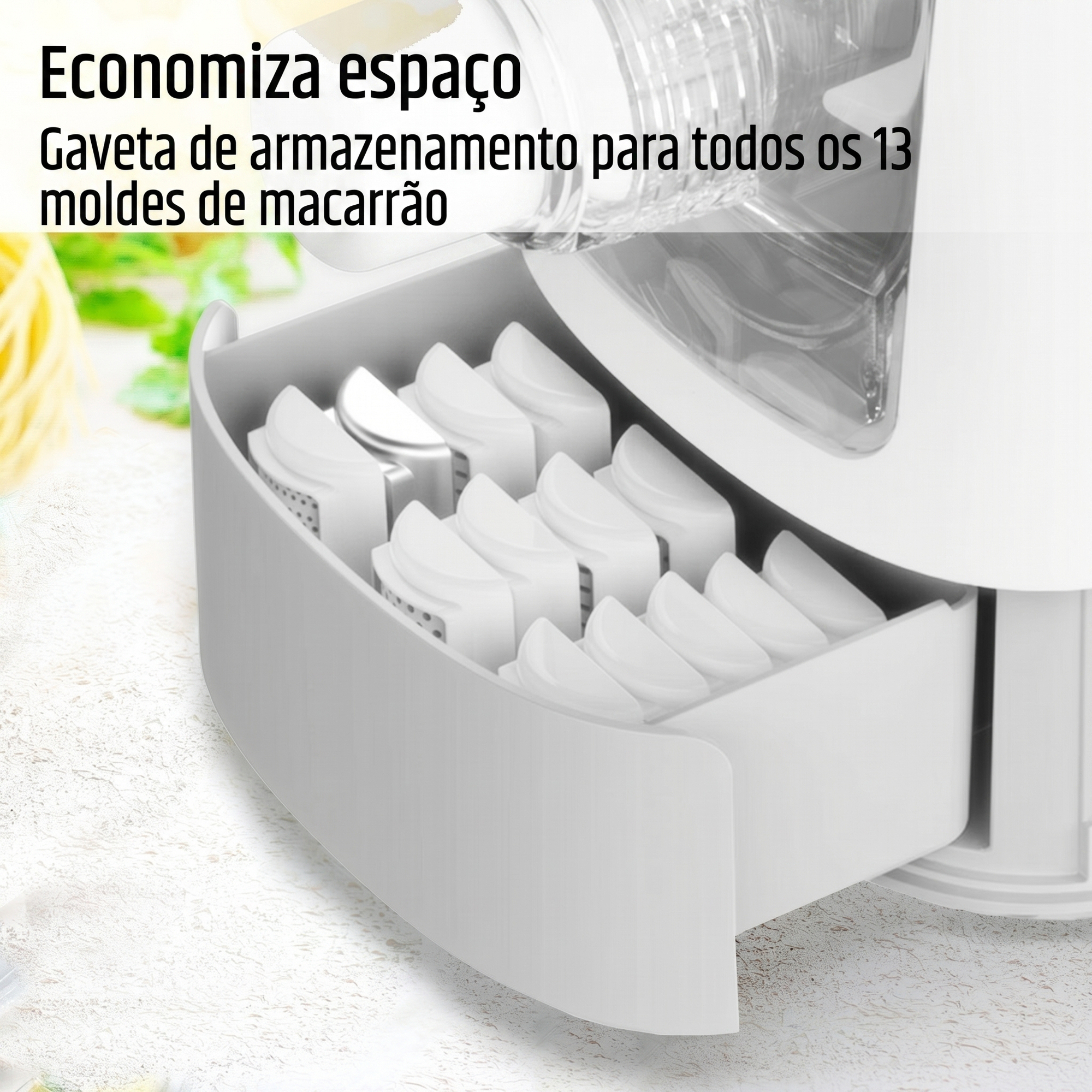 Máquina para Macarrão e Massas Automática PastaFlex - Bivolt