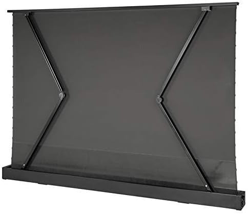 Tela de Projeção Elétrica Floor Rising Premium™ | 100” a 120” Retrátil, Motorizada e Portátil