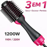 BellaDry Pro Max™ — Escova Secadora, Alisadora e Modeladora 3 em 1